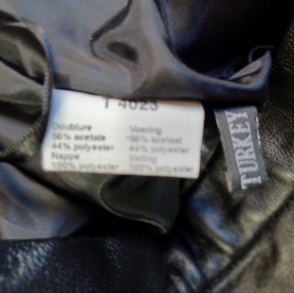 Boutique of Leathers Black leather skirt Sz 10 - Picture 7 of 14